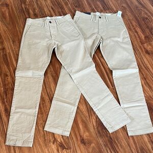 NWT and NWOT GAP Slim Modern Khakis
